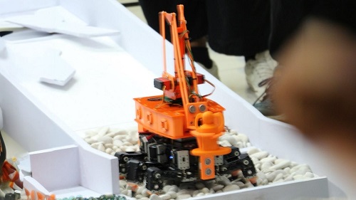 Rescue Robot on the competition field